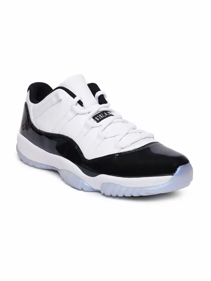 jordan 11 black and white mens
