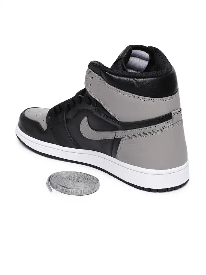 nike air jordan gray and black