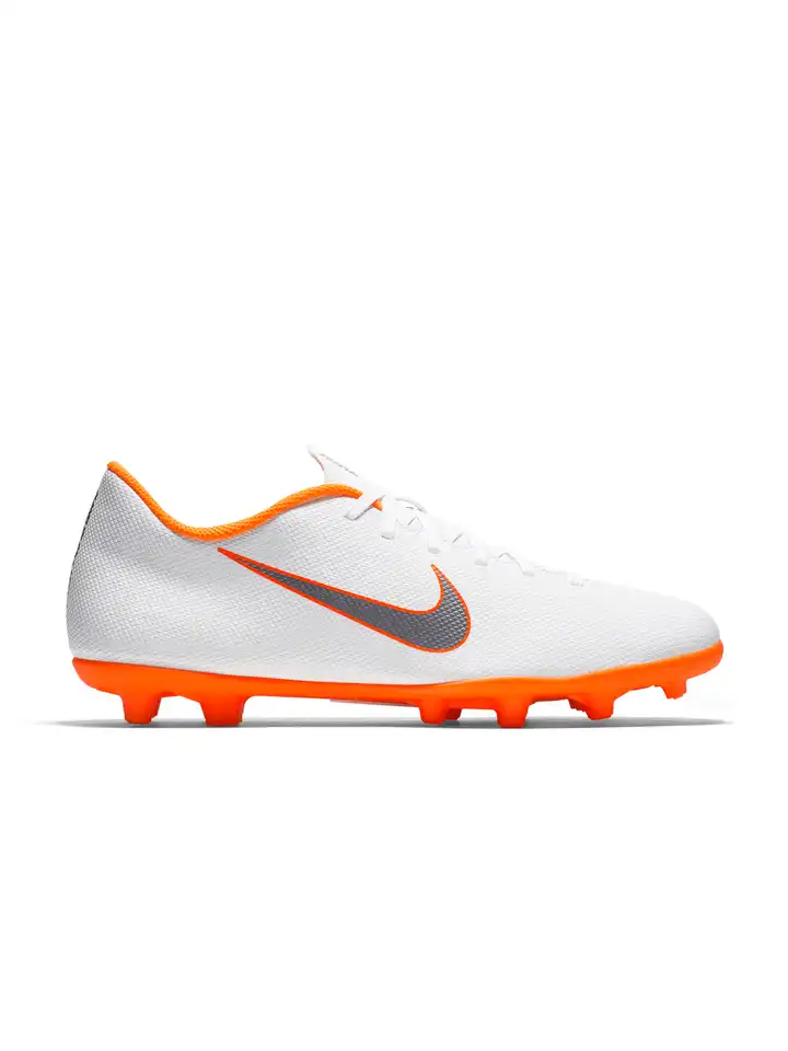 nike cleats orange and white