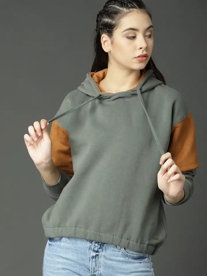 Roadster Women's Olive Green Sweatshirt Women's Juniper