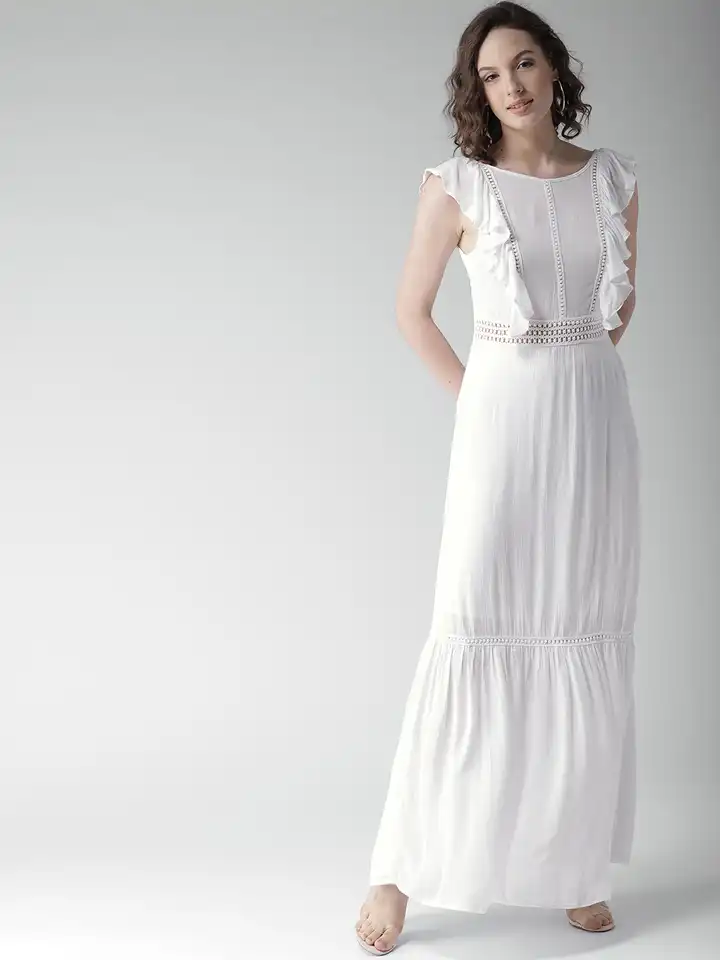 knee length dresses for ladies FOREVER 21. Black lace dress/top. TM – Hibuy market main image 0