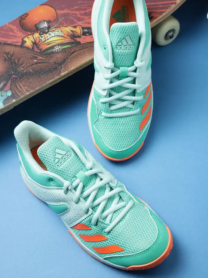 adidas gazelle silver green womens Buy Avant Men's Ace Badminton Shoes - White Online in India