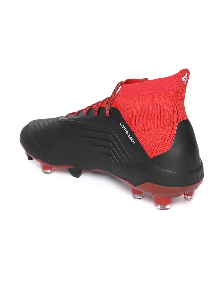 Buy ADIDAS Men Black & Red Predator 18.1 FG Football Shoes