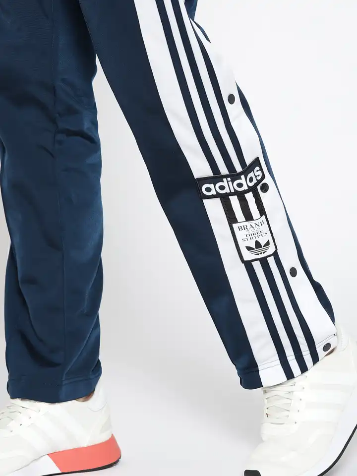 Buy ADIDAS Originals Navy Blue Solid ADIBREAK Track Pants - Track