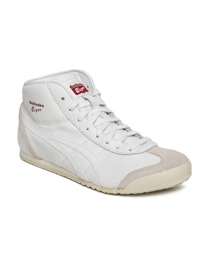 Buy Onitsuka Tiger Mexico Mid Runner Unisex White Mid-Top Sneakers