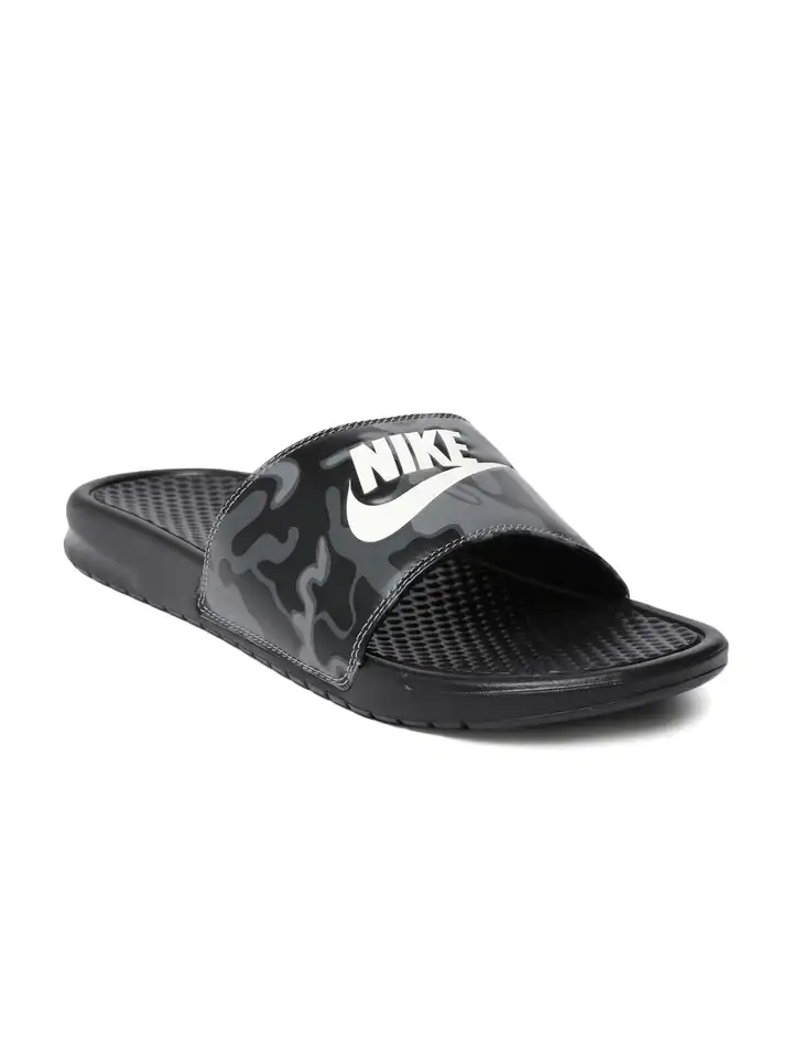 black sliders nike