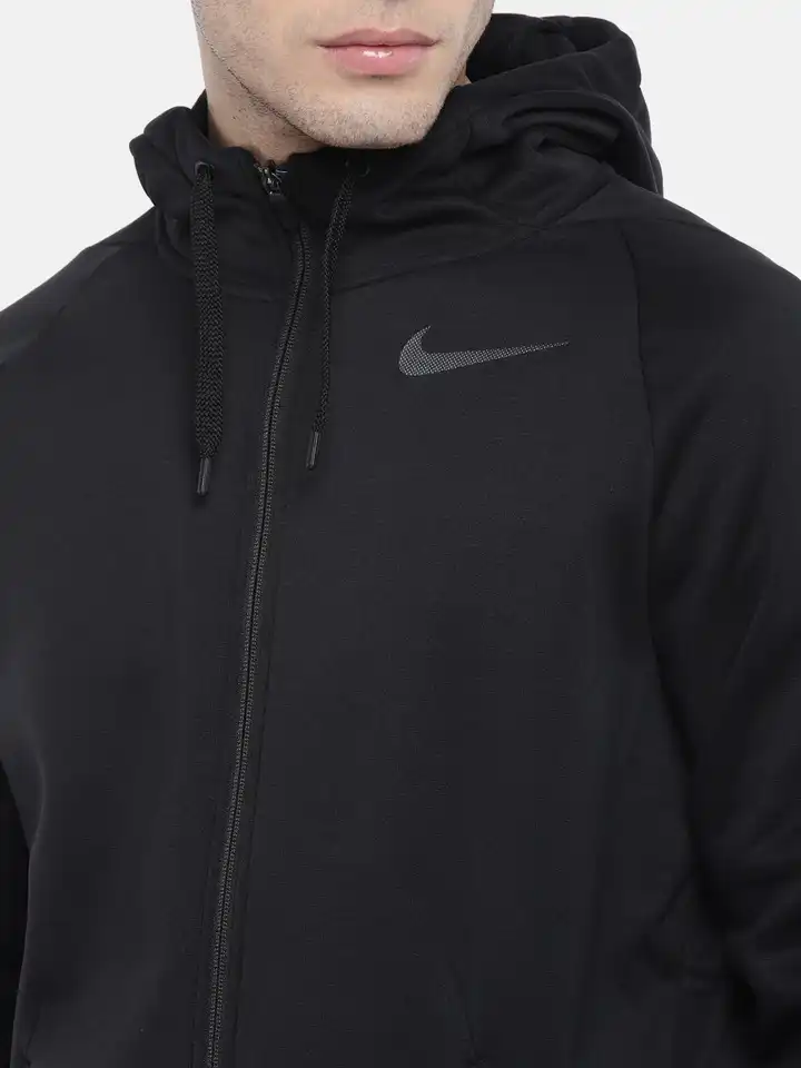 Buy Nike Men Black THERMA-FIT Sporty Jacket - Jackets for Men