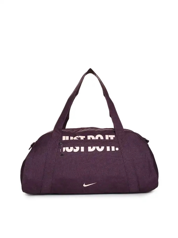 nike purple gym bag