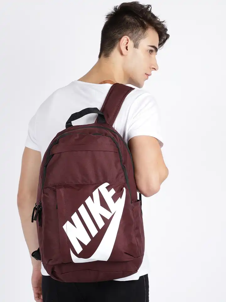 burgundy nike backpack
