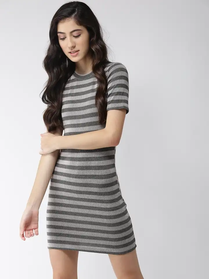 Buy FOREVER 21 Women Olive Green & Off-White Striped Bodycon Dress - Dresses for Women 7694923 | Myntra Buy FOREVER 21 Women Olive Green & Off-White Striped Bodycon Dress - Dresses for Women 7694923 | Myntra