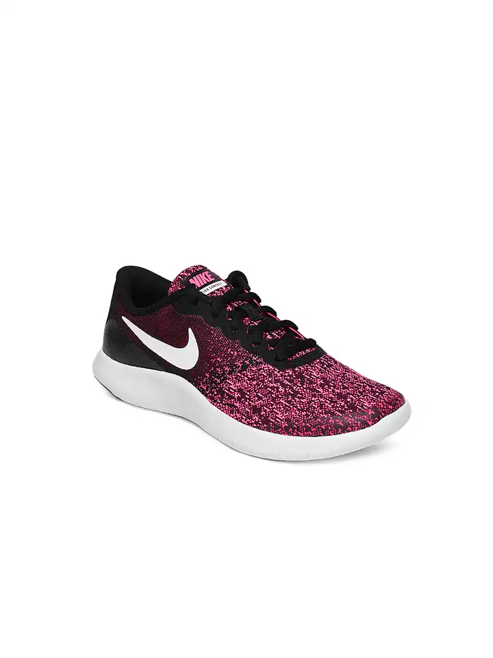 nike flex contact pink and black