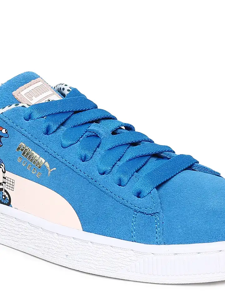 Buy Puma Kids Blue Sesame Street 50 Suede Sneakers - Casual  display picture 2