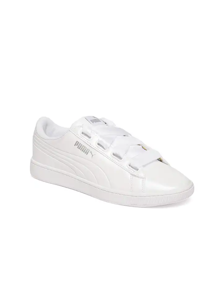 Buy Puma Women White Vikky Ribbon P Sneakers - Casual Shoes for