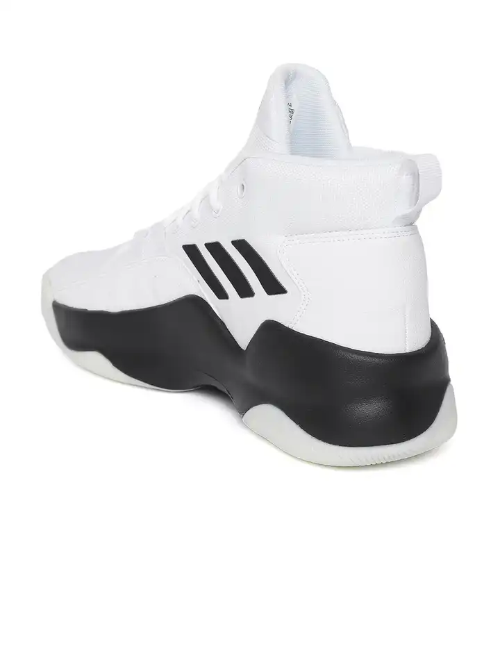 adidas basketball shoes white and black