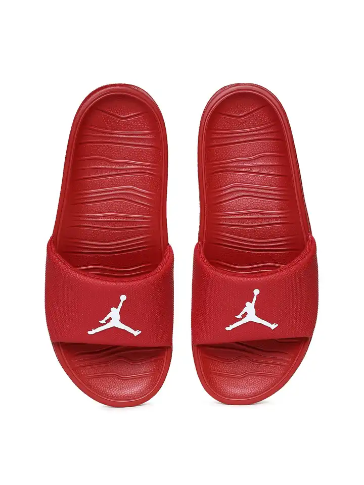 red jordan break slide