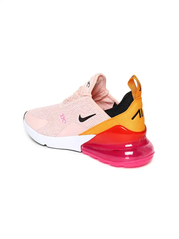 women's nike air max 270 pink and orange