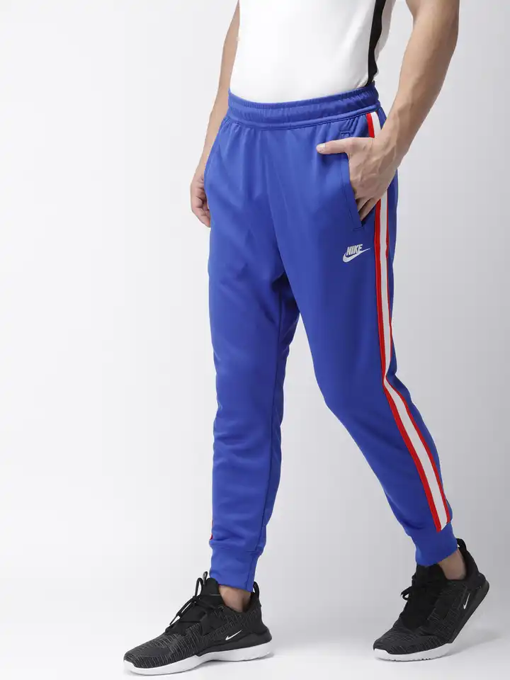 nike joggers men blue