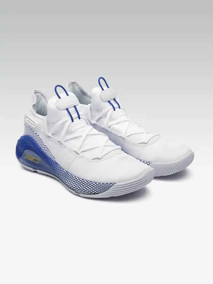 curry shoes blue and white