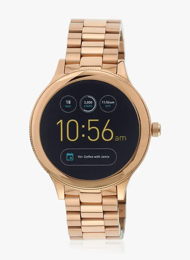 Buy Ftw6000 Q Venture Rose Gold/Black Gen 3 Smart Watch - Smart