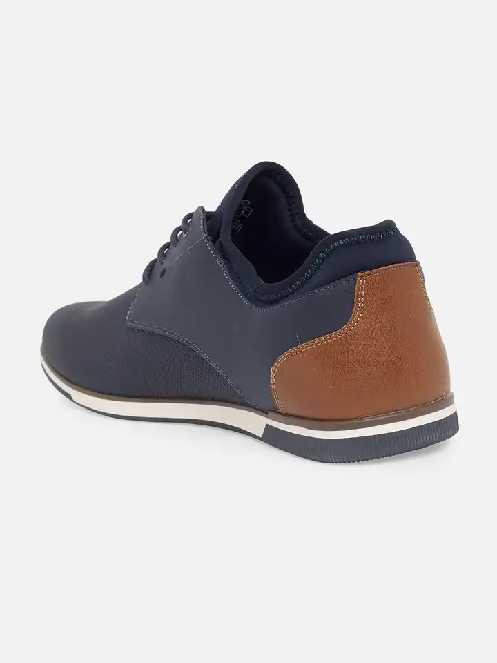 Buy ALDO Men Navy Blue Derbys - Casual Shoes for Men  display picture 2