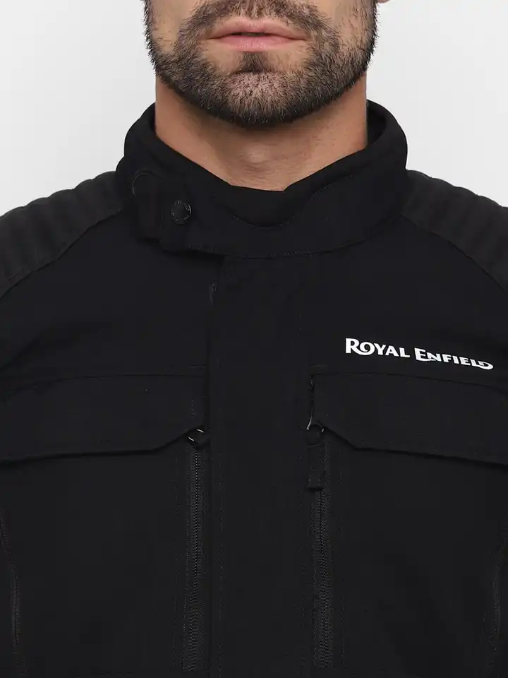 ジャケット・アウター ririri Buy Royal Enfield Men Black Nirvik Riding Jacket - Jackets for Men