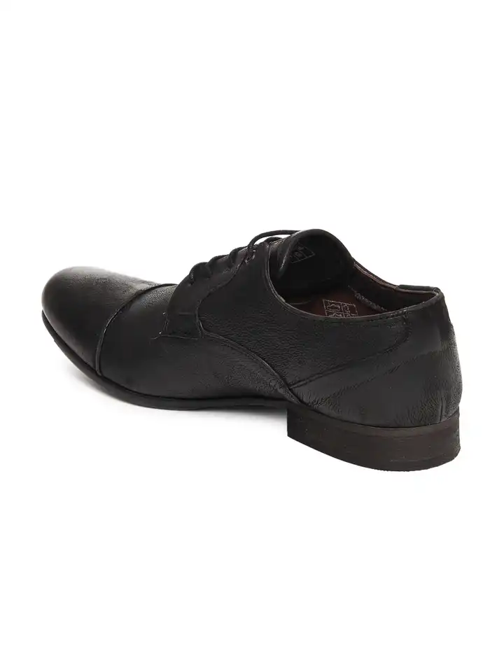 white christmas dresses Levis Brawley 518101-A48 Mens Black Lace Up Plain Toe Oxfords Shoes main image 1