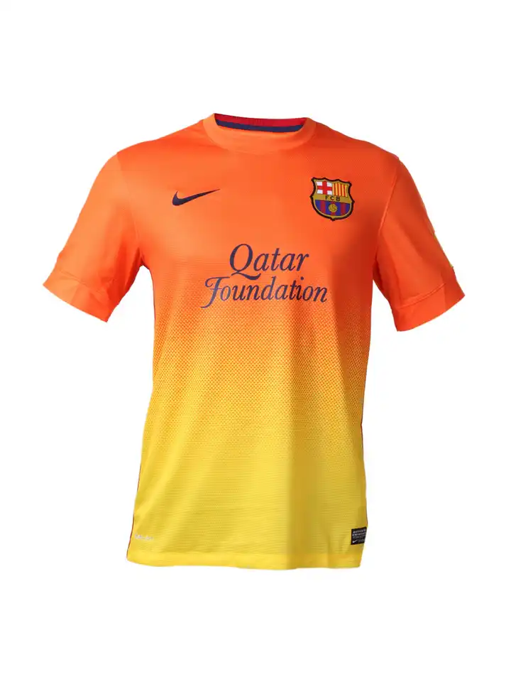 Buy Nike Men Orange FC Barcelona Jersey - Tshirts for Men 60954