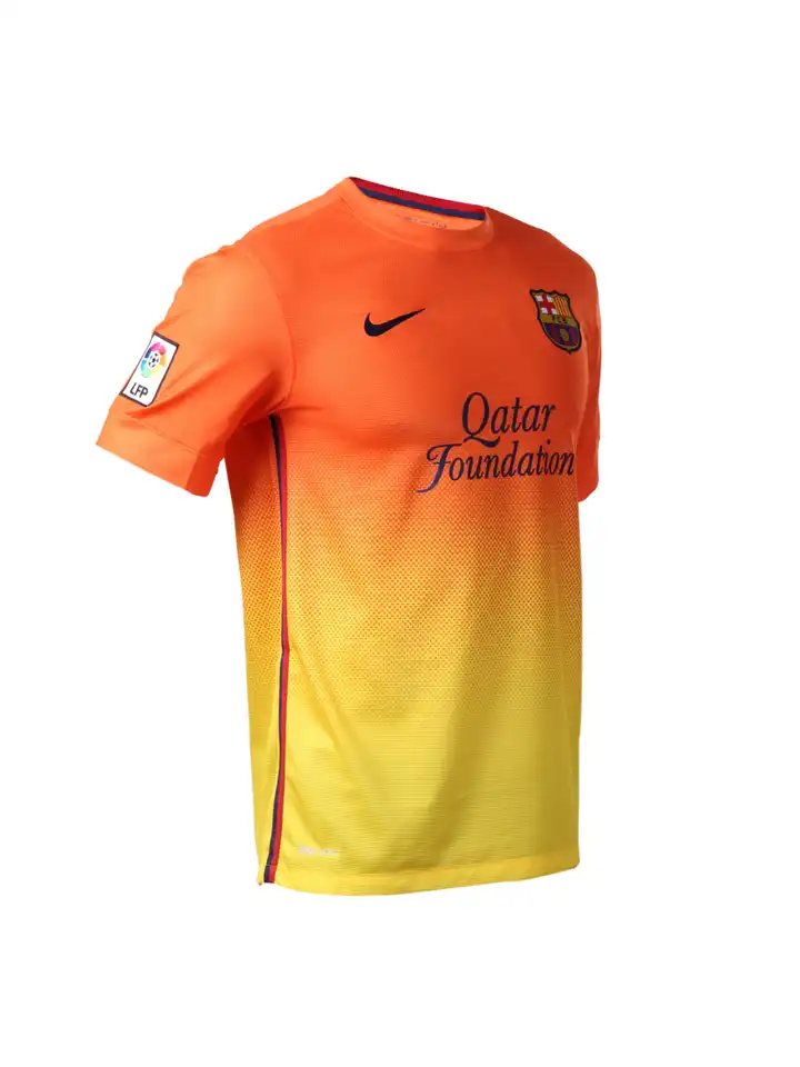 barcelona orange away kit
