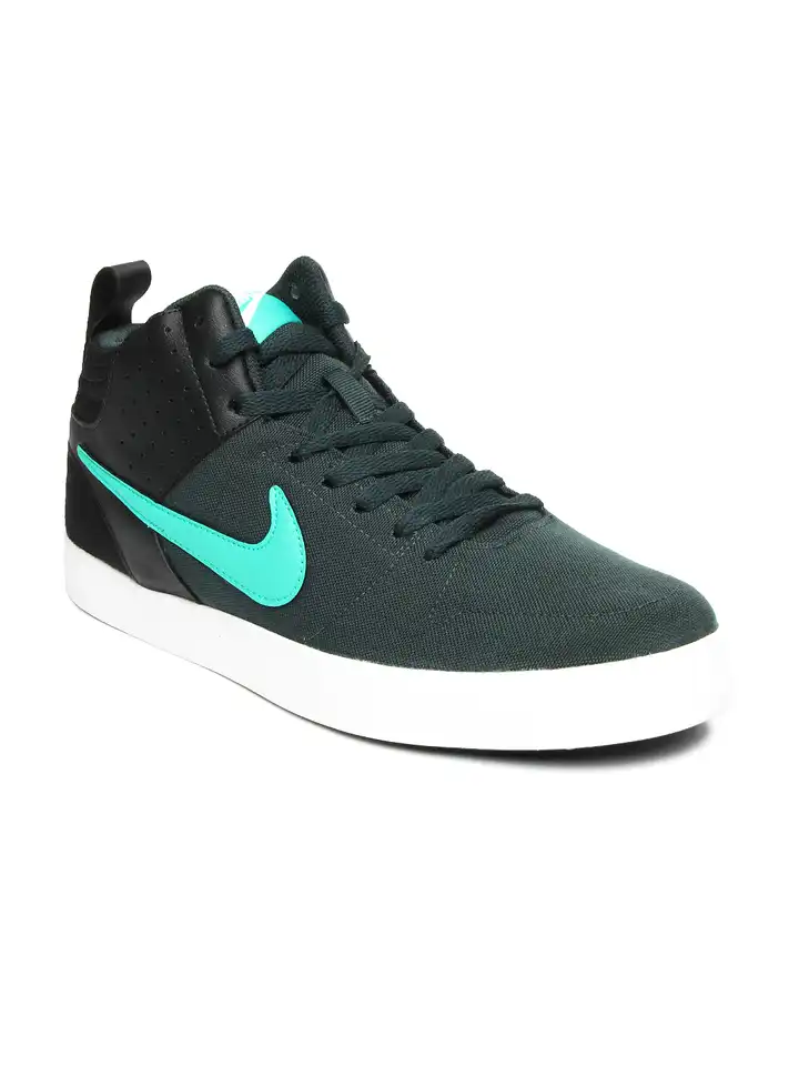 nike liteforce iii mid green sneakers