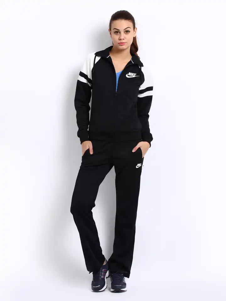 nike air ribbed tracksuit womens