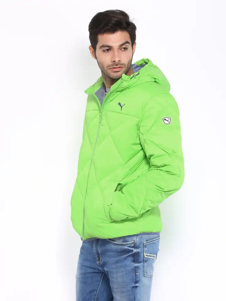 puma neon green jacket