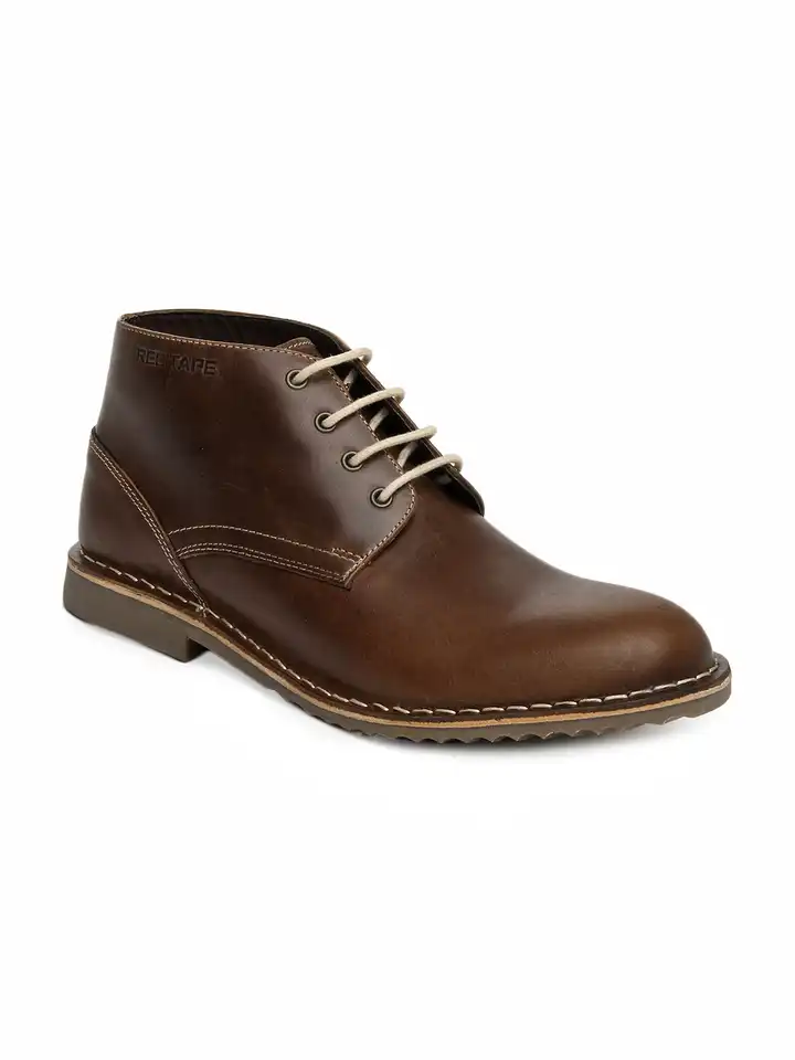 red tape men's brown casual shoes