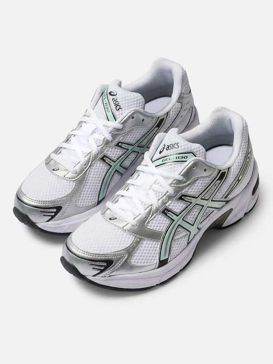 Y1130 gfc GN-200 Gloss BBST QM アウトレット Buy ASICS Unisex GEL-1130 Metallic Stripes Sneakers - Casual Shoes