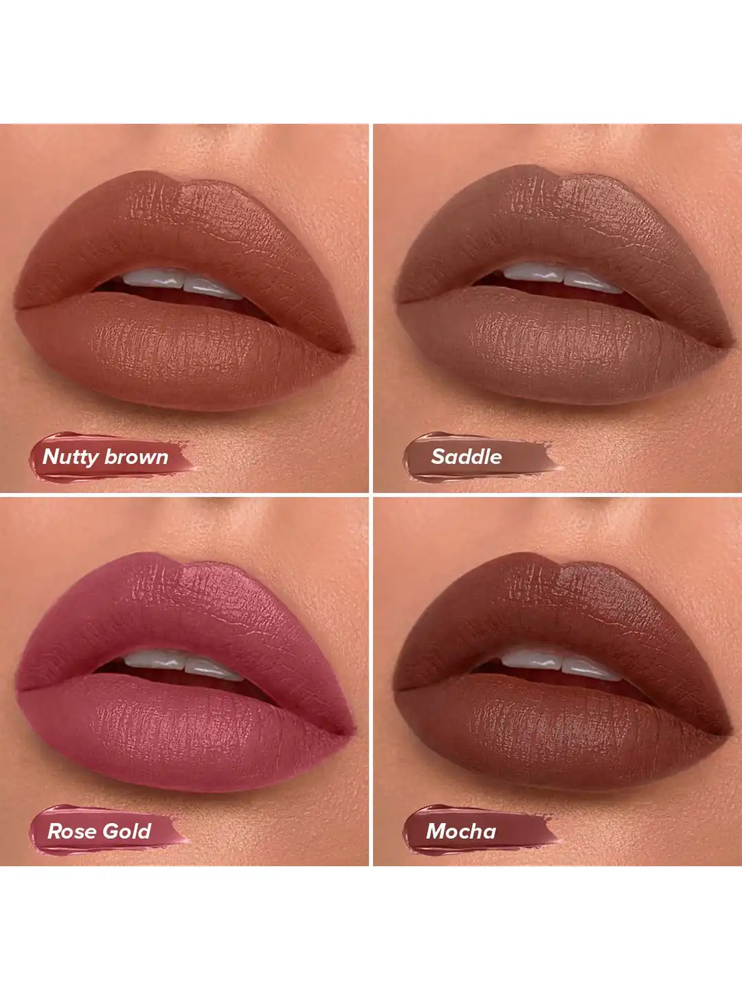 Buy Coloressence Set Of 5 Waterproof Liquid Lipstick - 5 ml Each