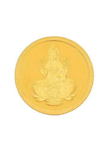 Kalyan Jewellers 24KT 999 Purity Goddess Lakshmi Gold Coin- 5 g
