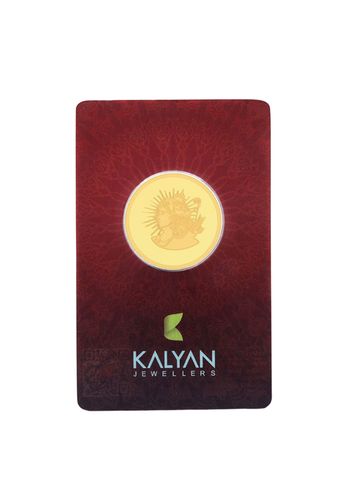 Kalyan Jewellers 24K (999) Purity Shree Ram Gold Coin 10 Gms