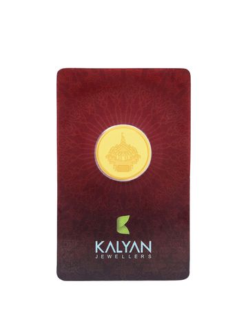 Kalyan Jewellers 24K (999) Purity Ayodhya Gold Coin 5 Gms