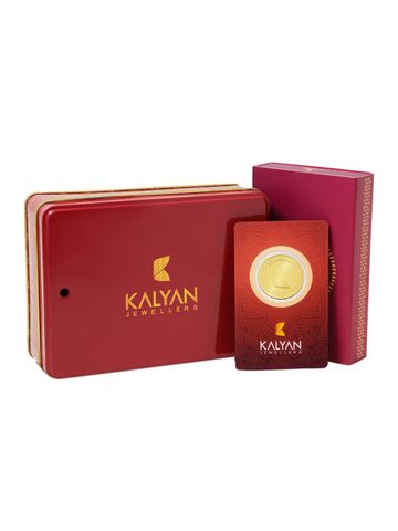 Kalyan Jewellers 22K 916 Purity Round Shaped Coin - 10g
