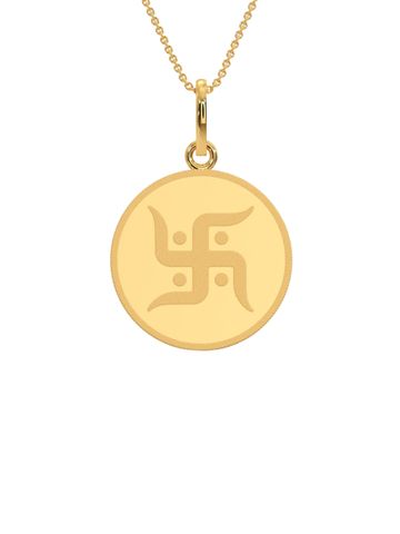 Kalyan Jewellers 24KT 999 Purity Swastik Gold Coin 4g