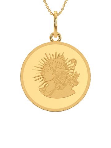 Kalyan Jewellers 24K (999) Purity Shree Ram Gold Coin Pendant 8 Gms