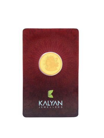 Kalyan Jewellers 24K (999) Purity Shree Ram Gold Coin 5 Gms