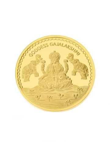 C KRISHNIAH CHETTY JEWELLERS PVT LTD Goddess Lakshmi 22KT Gold Coin-4 gm