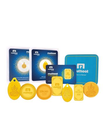 Muthoot Pappachan 24K Gold Coin 4.5 Gm (0.5 Gm + 2 Gm + 2 Gm)