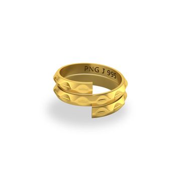 P N GADGIL JEWELLERS 1 gm Vedhani Gold Ring 24 kt (995) (1)