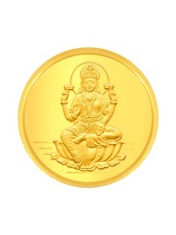 BHIMA BIS Hallmark 22K 916 Purity Lakshmi Gold Coin 8 gram