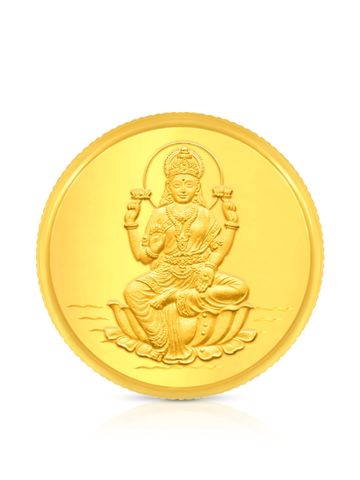 BHIMA BIS Hallmark 22K 916 Purity Lakshmi Gold Coin 4 gram