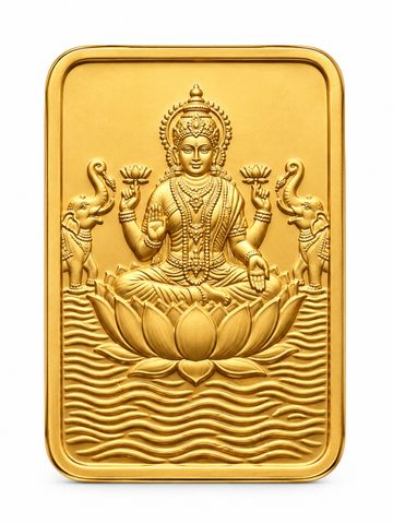 PMJ Jewels 22KT Divine Laxmi Gold Bar- 3g