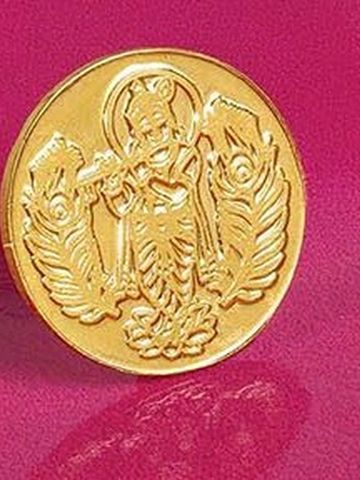 Mia by Tanishq Goddess Krishna 24KT Gold Coin- 0.5 g
