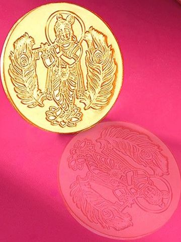 Mia by Tanishq 24KT 999 Purity Lord Krishna Gold Coin- 1g