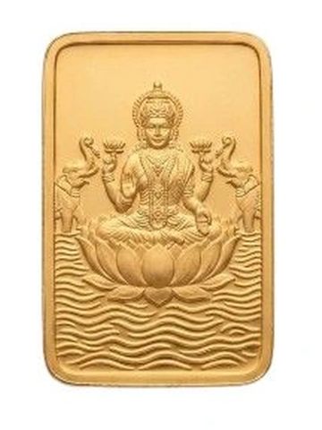 PMJ Jewels 22KT Divine Laxmi Gold Bar- 5g